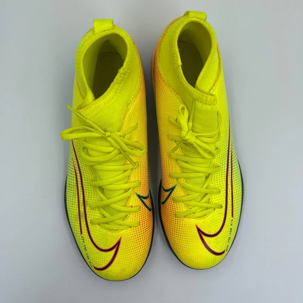 Nike Mercurial Superfly 7 Academy MDS TF BQ5407 703 Youth 5.5 Green Soccer Shoes